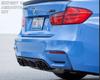 Комплект заднего диффузора-губы из углеволокна для BMW F80/F82 M3/M4