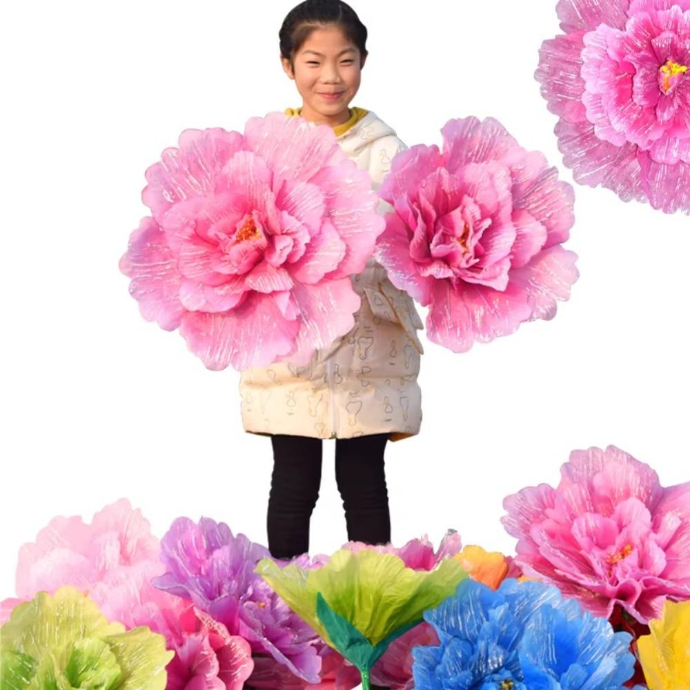 Festival Celebration Artificial Flowers Large Size Dance Props Decorative Flower Wall Wedding