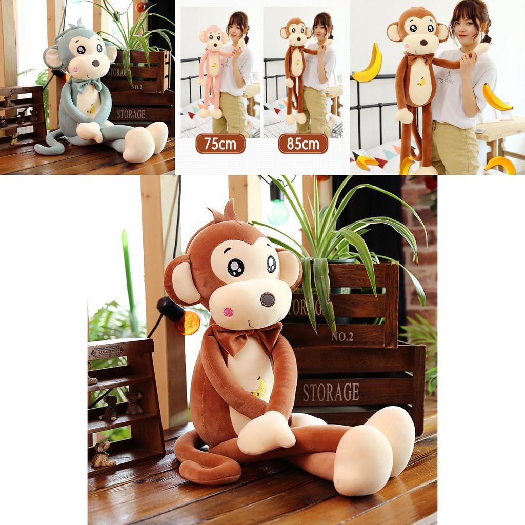 Трансграничная плюшевая игрушка Beibei Monkey, мягкая кукла, детский подарок на день рождения, оптовая продажа