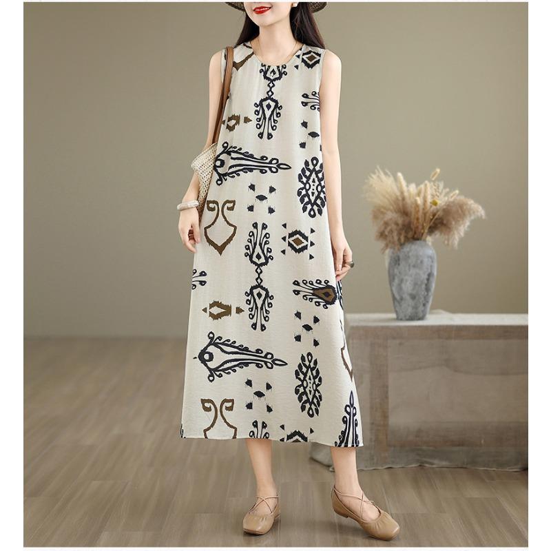 Women's Short Sleeve Cotton Dress