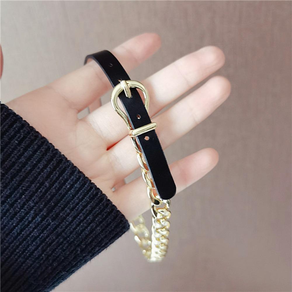 Пояс-цепочка, шовная цепочка на ключицы, женское европейское и американское индивидуальное ожерелье в стиле панк, короткое ожерелье с темпераментом, трендовый воротник