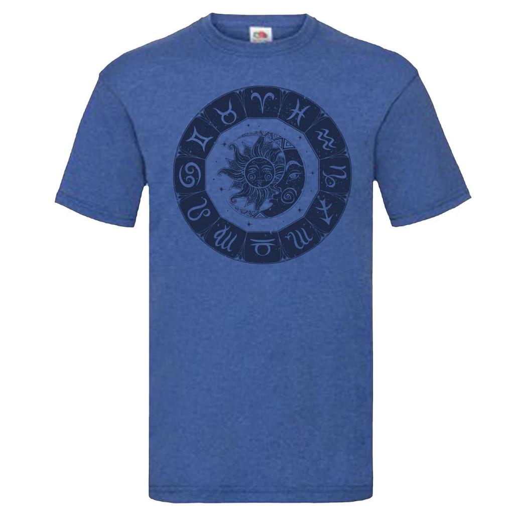 Sun and Moon Zodiac T-Shirt Zodiac Circles Birthday Gift