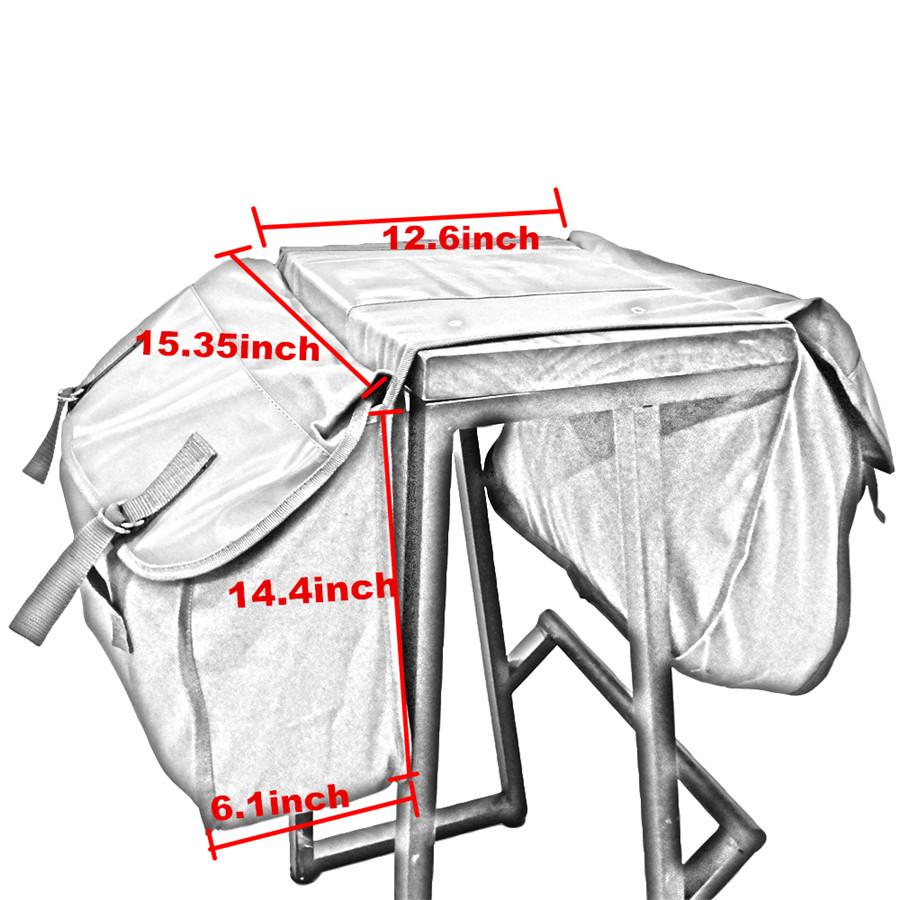 Сумки-седла для мотоцикла, чехол для хранения хвоста, черный багажник для Honda Suzuki Kawasaki