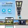 Multi-functional Solar Street Light with PIR Sensor Dual-lens Monitoring, Intelligent Lighting, Wireless WIFI/4G Camera