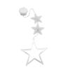 Christmas Garland Light Suction Cup Hook Light Up Love Heart Elk Bell Snowman Santa Moon Star Shape Warm Xmas Holiday Decoration Window Lamp Pendant