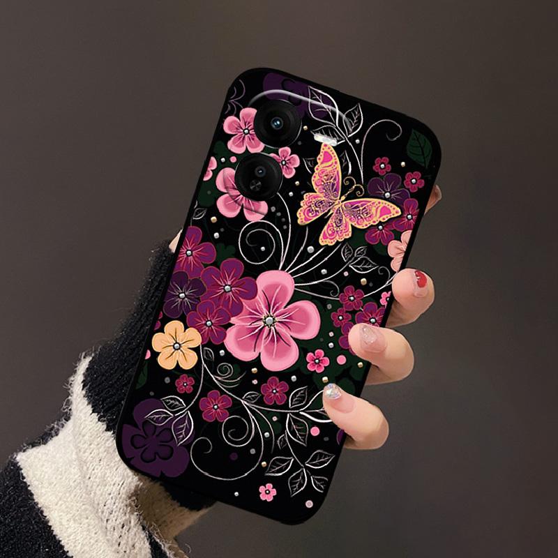 Чехол для IQOO Z9x Мягкий силиконовый противоударный защитный чехол Funda Для Vivo IQOO Z9x Защита от падения Чехол для телефона Coque