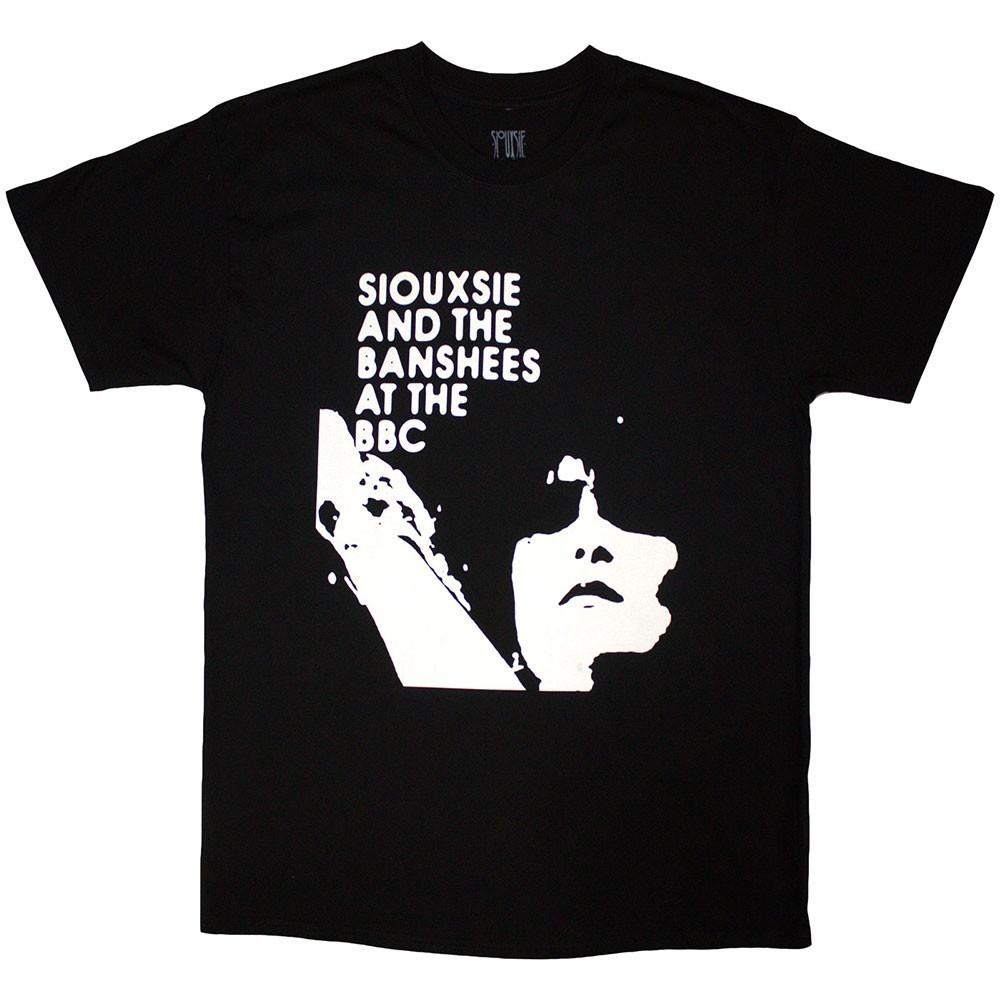 Officially licensed Siouxsie and The Banshees At The BBC Mens Black T Shirt