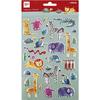 Stickers - Animals - Safari - Lion - Zebra - Elephant - 28 Pieces - Apli Kids