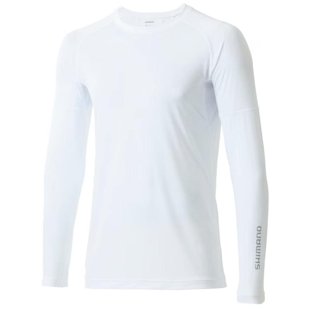 SHIMANO Sun Protection Hybrid Inner Shirt White XS IN-000V