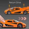 1/24 Koenigsegg ONE 1 Alloy Miniature Car Diecast Metal Scale Car Model Sound and Light Collection Children Toy Vehicles Gift