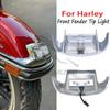 Светильник на переднем крыле мотоцикла, светодиодный, подходит для Harley Davidson Electra Glide FLHT, задний задний край приводного тормоза