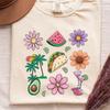 Tropical Fruit Comfort Color Shirt, Cute Comfort Colors Fruity Shirt, Lemon Citrus Strawberry, Aesthetic Retro Summer Vibe Tee, Gift For Her