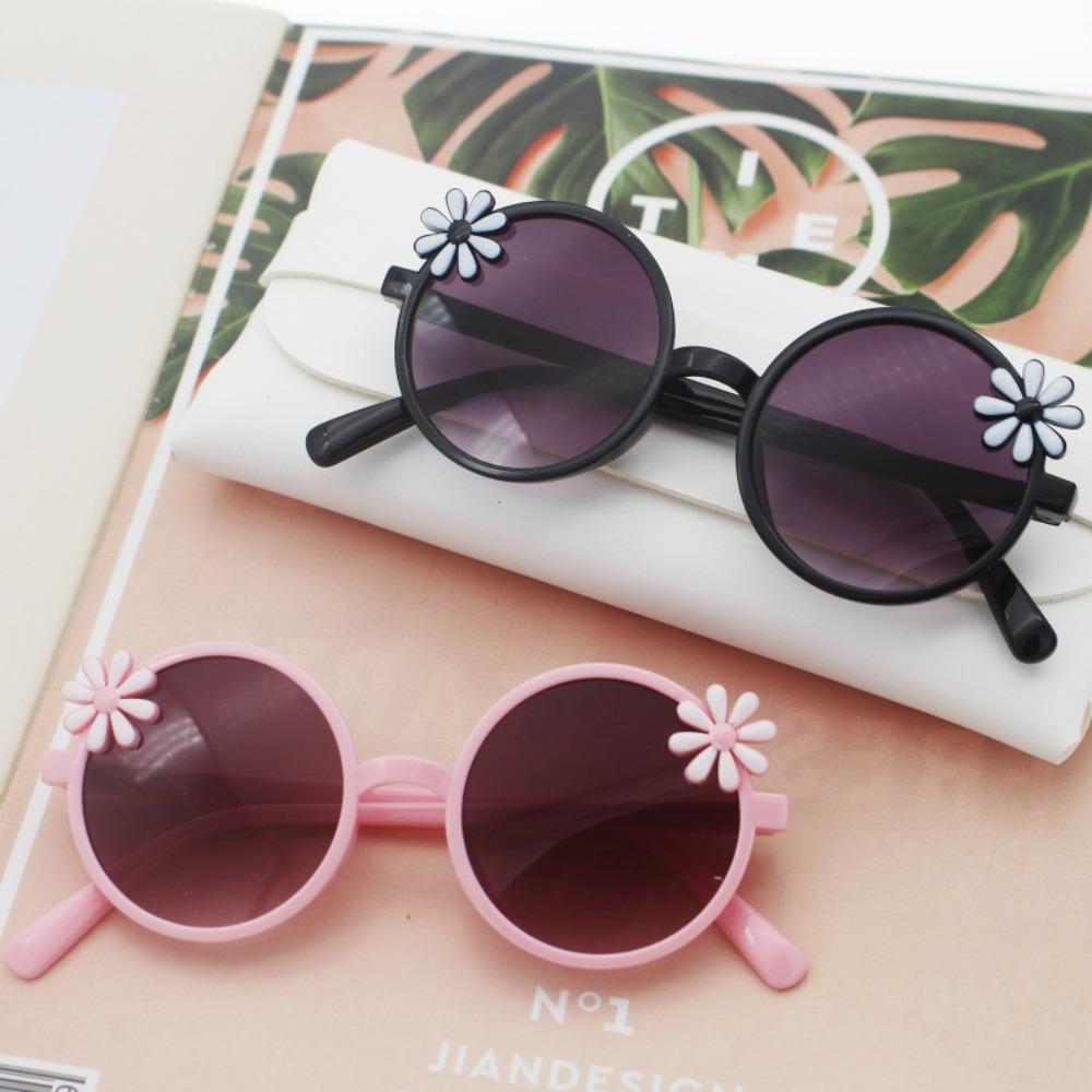 Shades Blocking Sunglasses Anti Radiation Glass Children Eyeglass Cool Flower Sunglasses Eyewear