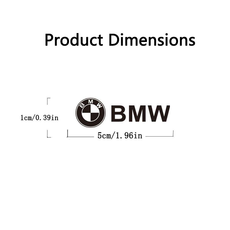 SNLL4 Car Badge Metal Creative Stickers Waterproof Dirt-proof Sticker For BMW M2 M3 M4 M5 M6 E46 E90 E60 F10 F30 E39 E36 F20 E87 X2 X3