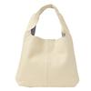 Genuine Leather Tote Bag Leather Bag Commuting Small Petit Manon Ivory [Notre Favorie] Women's
