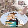 1pc Phineas and Ferb4 Carpet, Round Rug, Comfortable, Suitable for Entryways, Living Rooms, Office, And Bedrooms, Christmas Decoration