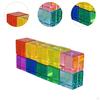 Building Blocks SE Educational Toys Colorful Training Rainbow Acrylic GEM Cubes for Ages 3-6