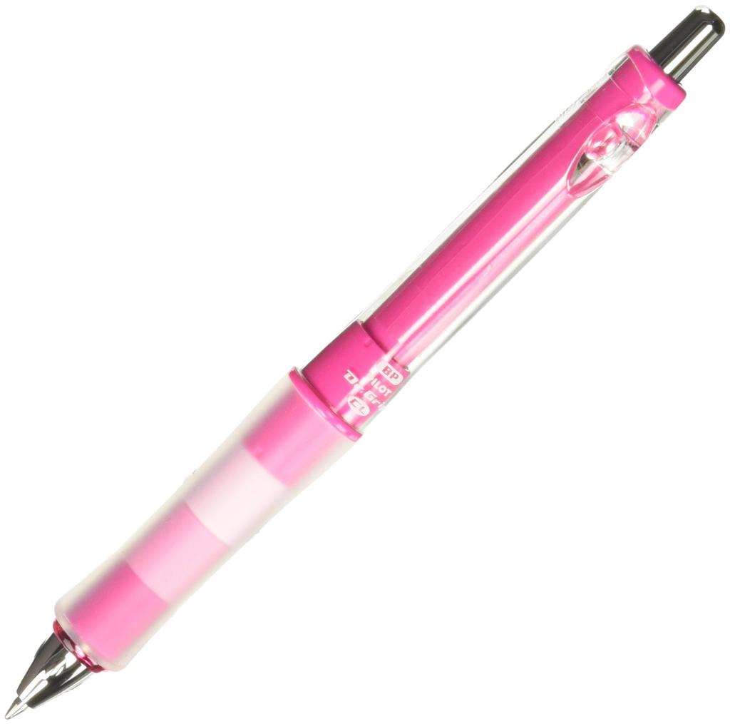 Pilot Grip CL Play Border Ballpoint Rose Pink Dr. Pen, BDGCL50FPRP,