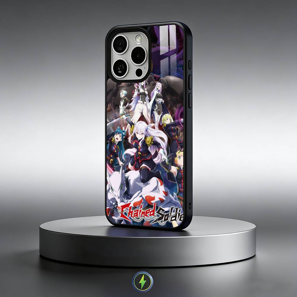 Чехол для телефона Anime C-Chained Soldier Для iPhone17,16,15,14,13,12,11 Plus,Pro Max Магнитный Для Magsafe Беспроводная зарядка