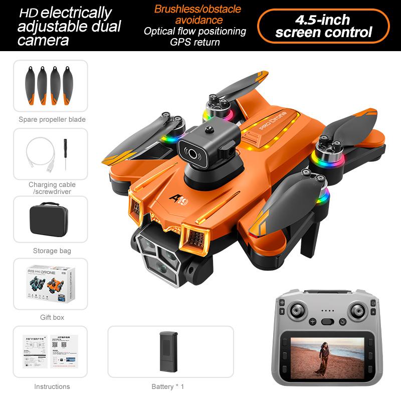 2025 NEW A19 PRO  Drone Laser obstacle avoidance aerial photography 8K 5G Professional HD Camera Brushless Folding Quadcopter