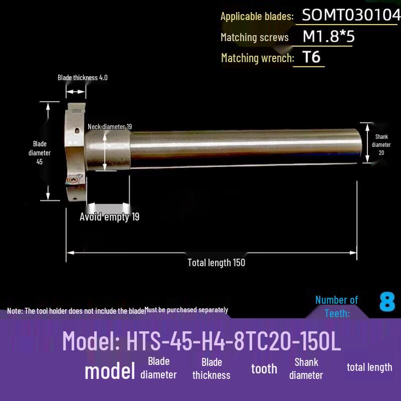 Aokewen HTS CNC T-Slot Milling Cutter