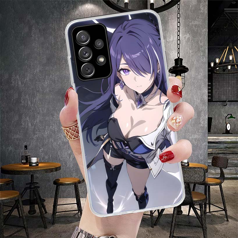 Чехол для телефона Honkai Star Rail Acheron для Samsung Galaxy A71 A51 A41 A31 A21S A11 A70 A50 A40 A30 A20E A10S A20S A6 A7 A8 A9 + Sof