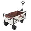 Foldable Camping Cart 150L Large Capacity Adjustable Handle Strong Load Bearing Beach Wagon Cart