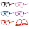 Portable Anti-blue Light Kids Glasses Removable Silicone Children Boys Girl Computer Eye Protection Eyeglasses Ultra Light Frame