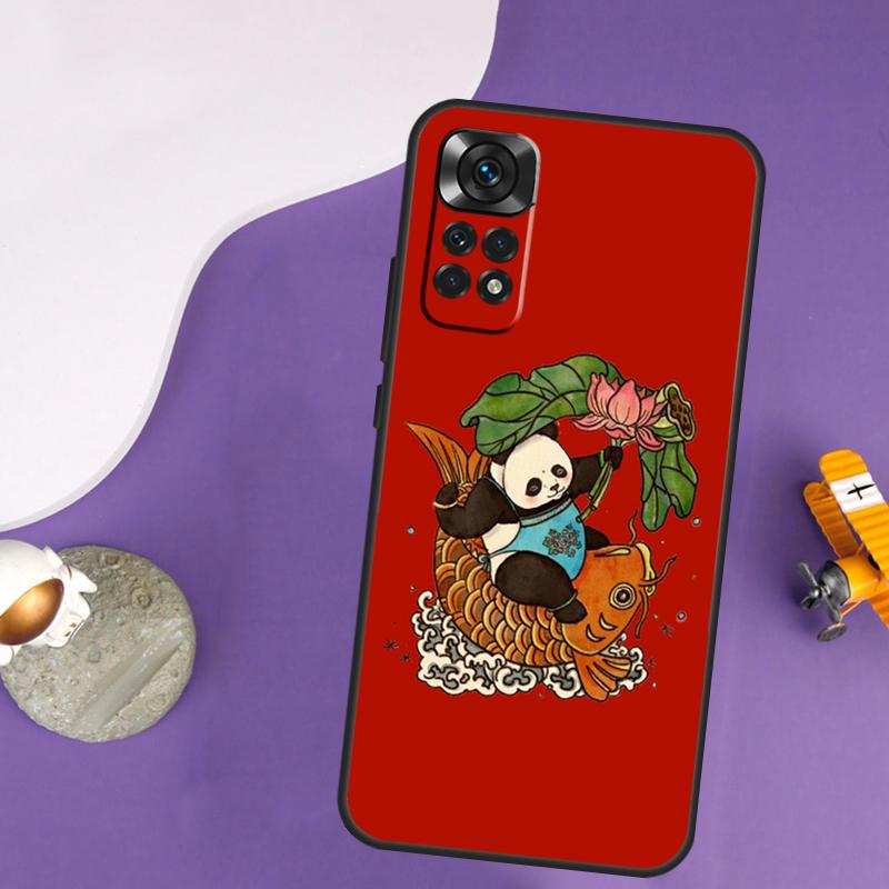 Чехол-книжка с изображением рыбы Кои Инь-Ян для Xiaomi Redmi Note 13 Pro 14 12 9 10 11 Pro 10S 11S 12S Redmi 14C 13C 10C 12C