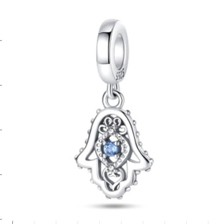 Новый Стерлингового Серебра 925 Фиолетовый Мурано Бусина Анютины Глазки Цветок Висячие Подвески Подходит Оригинальный Бренд Браслет И Ожерелье 925 Ювелирные Изделия Подарок