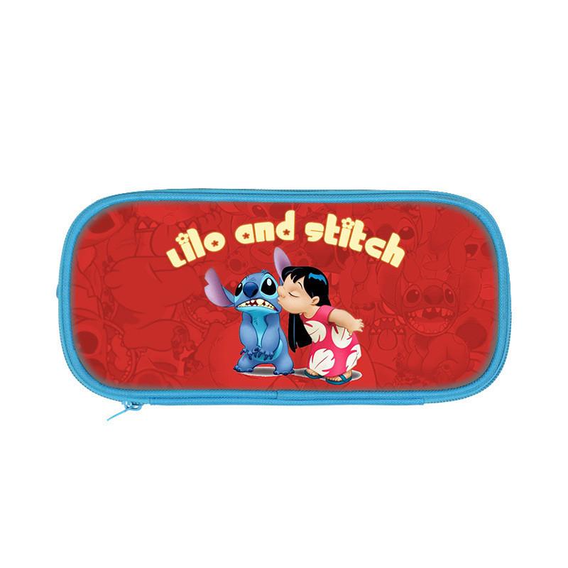Stitch Double Compartment Gift Pencil Case With Spacious Storage For Children And Teens