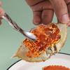 1 набор инструментов для поедания крабов из нержавеющей стали 304, креативная вилка для крабов и щипцы для крабов для домашнего использования, кухонный инструмент