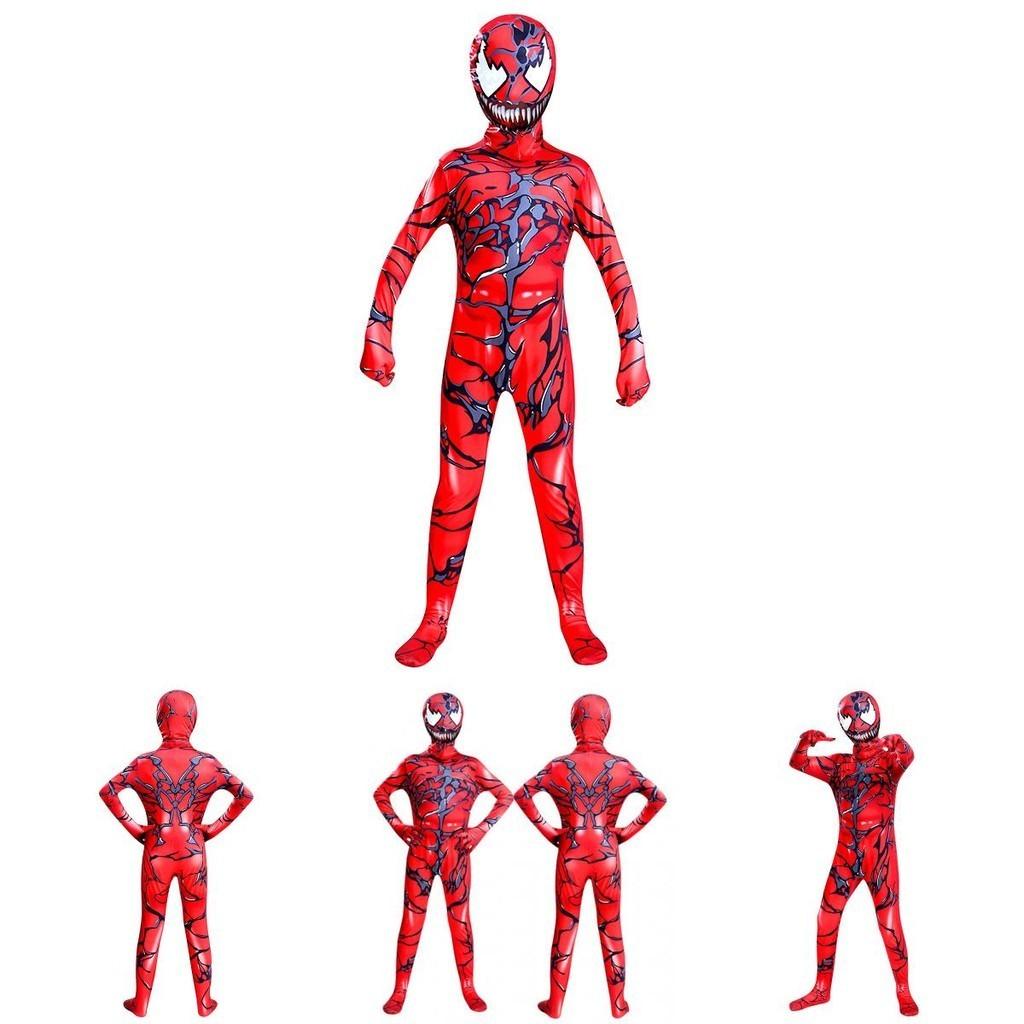 Костюм для косплея Черного Венома для взрослых и детей, костюм на Хэллоуин для фанатов Человека-паука