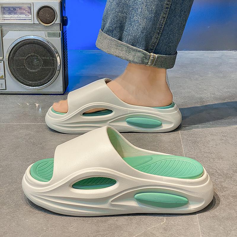 Модные легкие повседневные летние мужские и женские сандалии на платформе, пляжные шлепанцы, пара, новые туфли для ванной комнаты, роскошные сандалии
