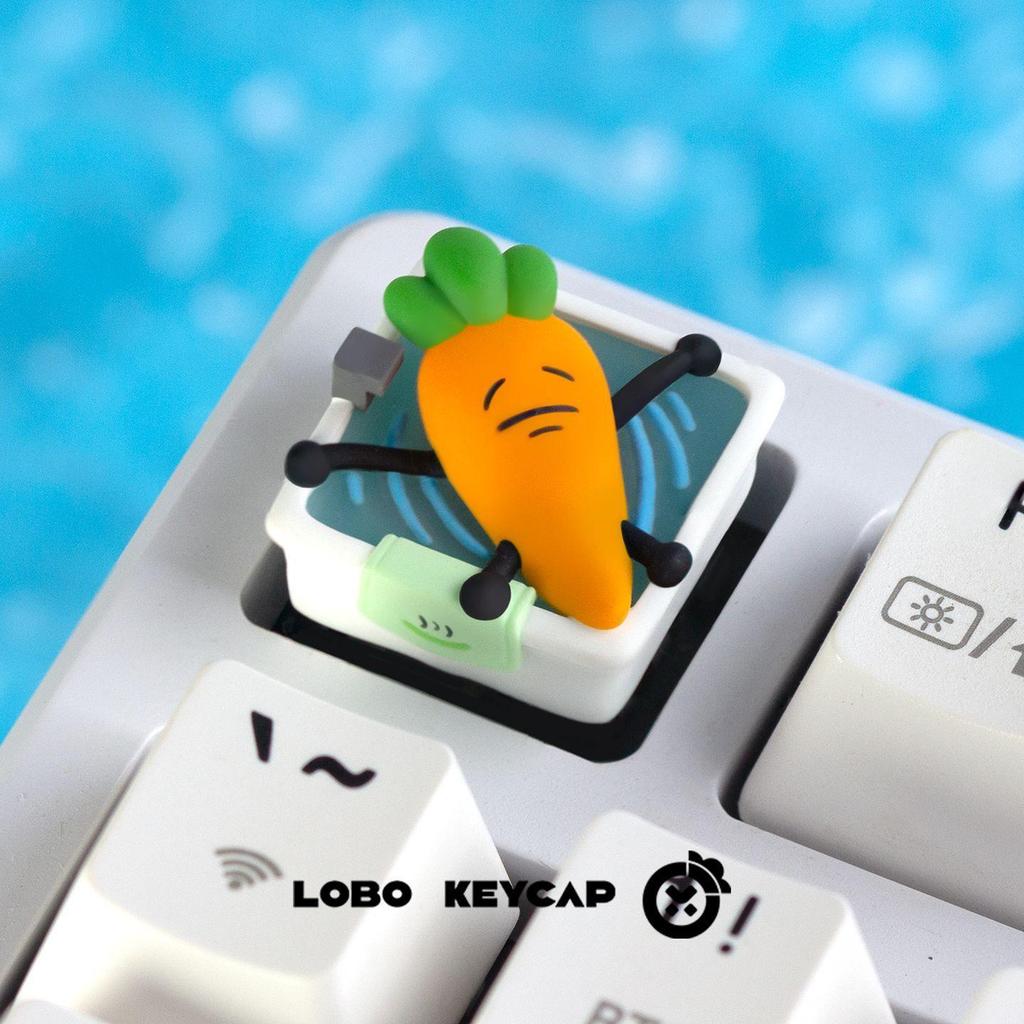 Siam Li Pu Cute Translucent Resin ESC Keycap - Creative Personalized Mechanical Keyboard Gift