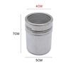 Stainless Steel Sugar Powder Sieve Seal Seasoning Tank Durable Powder Spreader  Home
