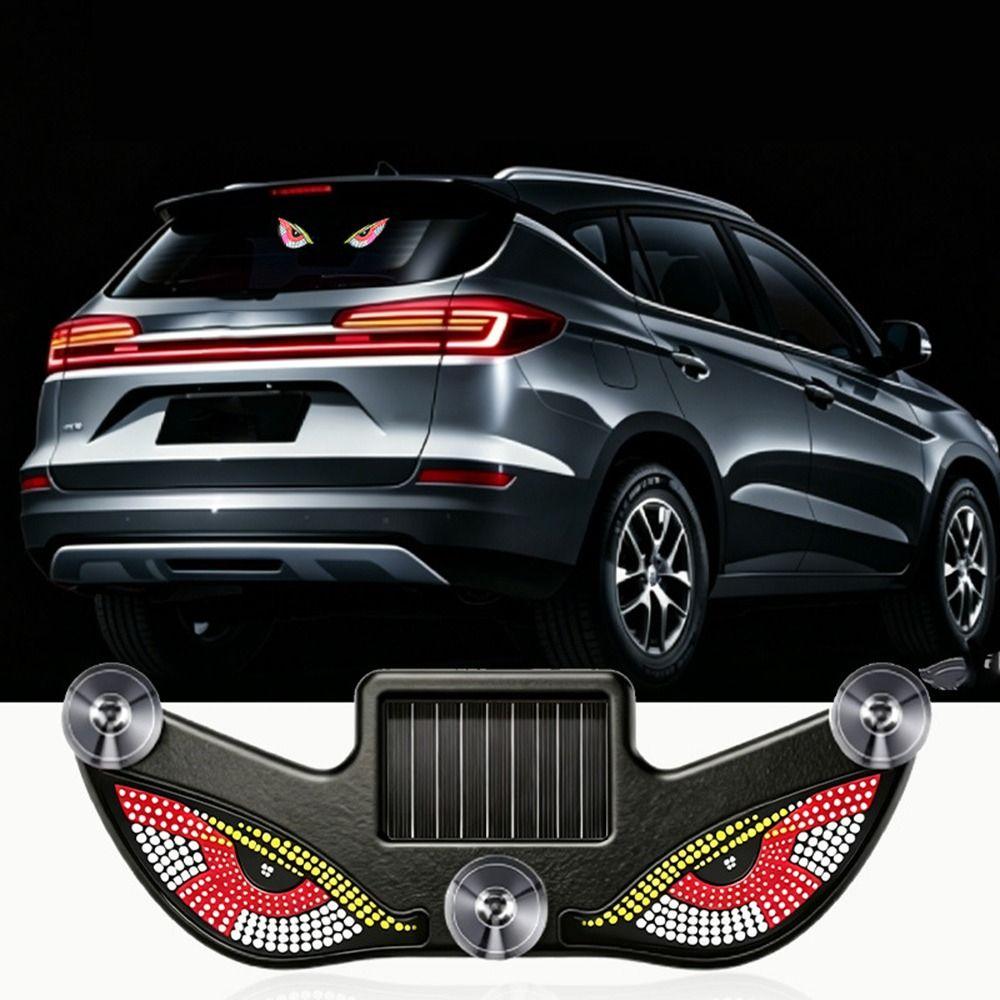 Light Sensor Evil Eye Car Light Suction Cup Rechargeable Warning Light New Car Sticker Light