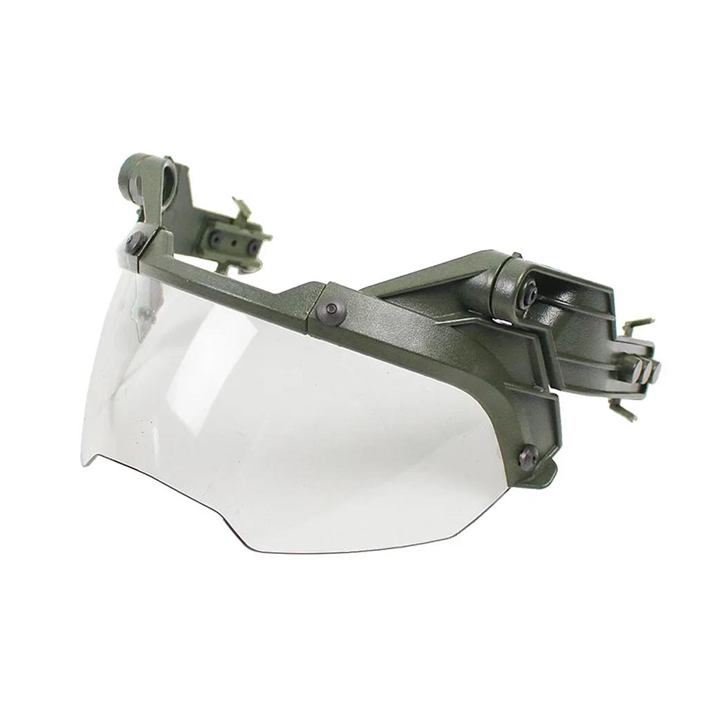 Тактический шлем FAST, полумаска для лица, регулируемый шлем, откидные очки, охотничий шлем для страйкбола, CS, пейнтбола, аксессуары для шлема, снаряжение