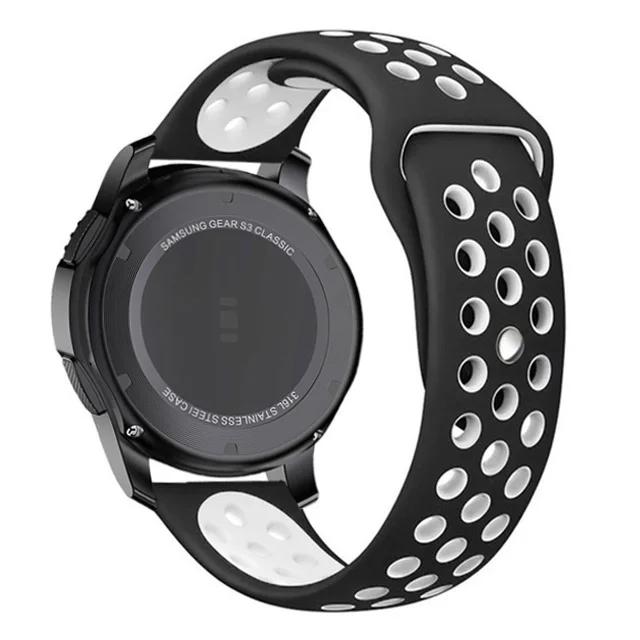 Силиконовый ремешок 20 мм 22 мм для Samsung Galaxy Watch 7 6 5 4 Classic 5pro/Gear S3 Браслет для Huawei Watch 4/3/GT5 4 2e 46 мм