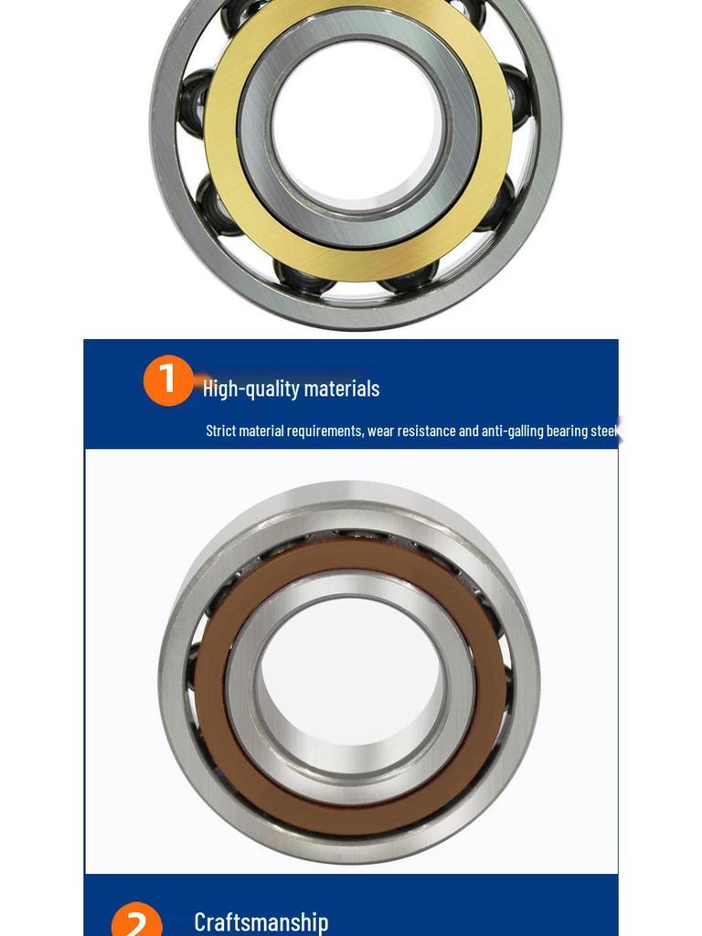 Angular Contact Ball Bearing Series: 7309 to 7315 ACM.