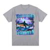 Tralalero Tralala Italian Brainrot Funny Shark Meme Graphic T-shirts Men's Women Clothing Fashion T Shirts Summer Cotton T Shirt