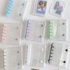 M5 Widening Double Button Transparent Pvc Soft Cover Binder Cover Journal Sketchbook Accessories Diary Office Supplies