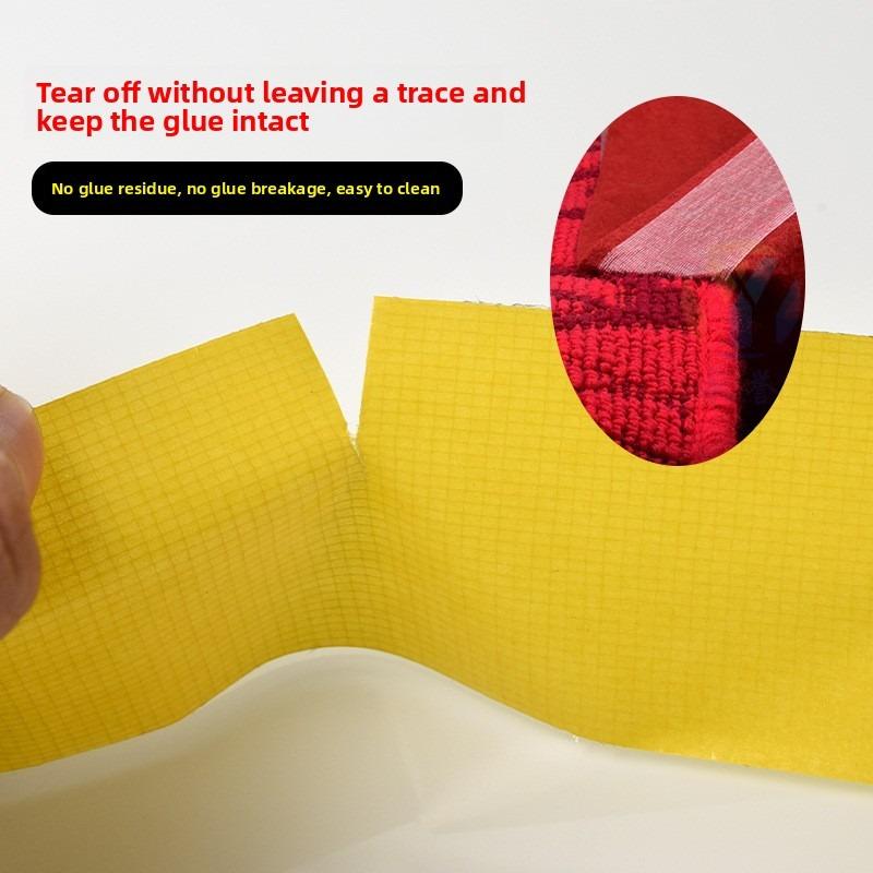 Прочный тканевый сетчатый двусторонний скотч, Высоковязкий свадебный ковер, Кожа для пола, Коврик для пола, Невидимый тканевый скотч, Суперклей