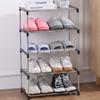 Металлическая обувница многоярусная, экономящая место, практичная, влагостойкая, многофункциональная, напольная, простая и современная полка для обуви