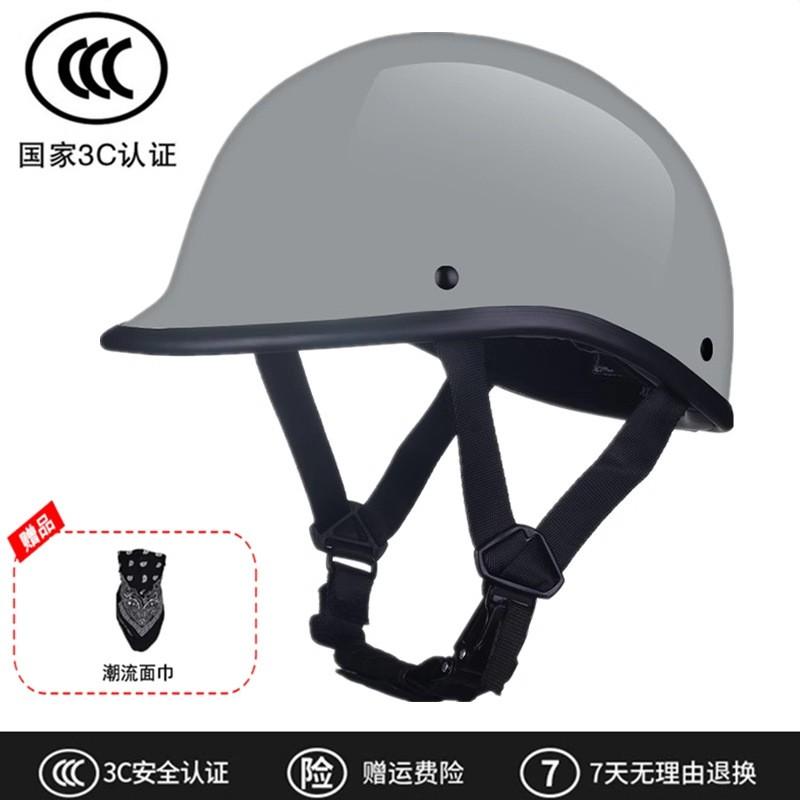 New GB 3C Certified Japanese Style Half Helmet Men Women Motorcycle Retro Riding Safety