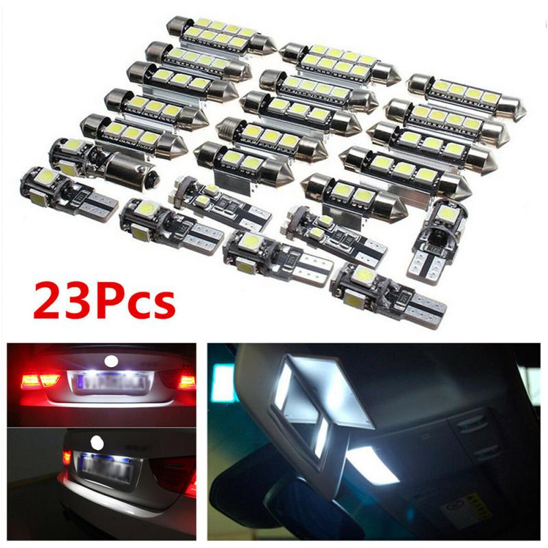 Автомобильные светодиодные лампы для салона, комплект лампочек для X5 E53 2000-2006, белые 6000K, передние и задние фонари для чтения