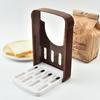 Foldable Bread Cutter with 4 Thickness Options Baking Tool Durable Adjustable Loaf Slicer Bread Slicing Guide