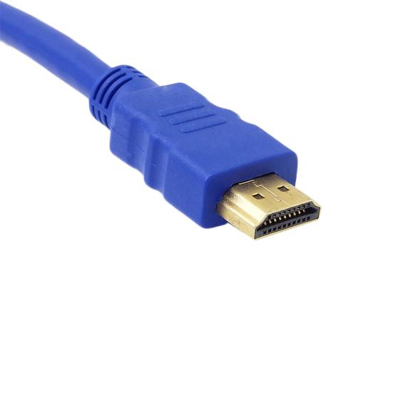 1080P HDMI-совместимый порт Male to 2 Female 1 In 2 Out Разветвитель Кабель Адаптер Конвертер