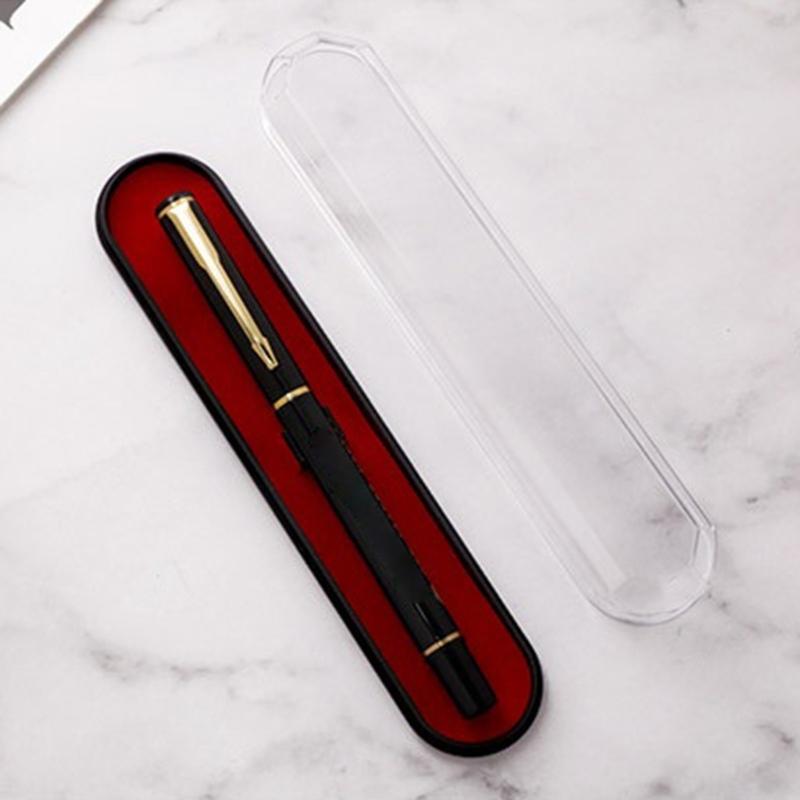 Прозрачный компактный прямоугольный пенал для ручек, карандашей, ластиков. Школьные и офисные органайзеры.