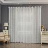 Elegant Korean Pastoral Style Floral Sheer Curtains - Semi-Transparent Drapes with Eyelets for Easy Hanging, Perfect for Bedroom & Living Room Decor
